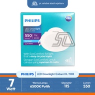 Philips Downlight ERIDANI G3 DL190B LED6 D100 7W 865 WH SNI