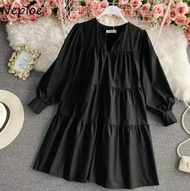 Zella - Baju Wanita Terbaru Model Tunik Rempel 3 Susun Bahan Premium Import Atasan Cewek Kekinian Yg