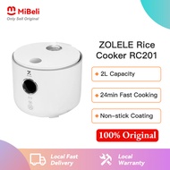 ZOLELE Rice Cooker RC201 2L Multifunctional Cooker Non-Stick Inner Pot 24 Minute Quick Cooking Rice 
