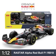 RASTAR Alpha 1/12 Red Bull F1 RB18 Formula Remote Control Racing Car Charging USB Boy Toys