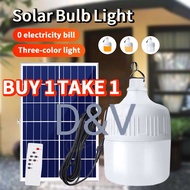 200watts Solar Bulb with 3Color with mosquito repellent light