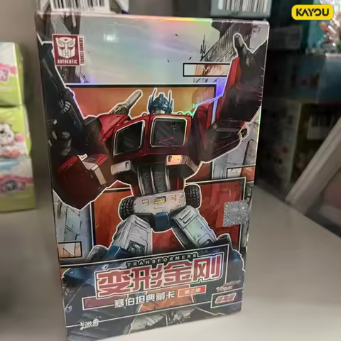 KAYOU Genuine Transformers Cards Optimus Prime Bumblebee Animated Film Limited Edition TCG Collect T