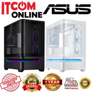 ASUS AP202 PRIME TG ARGB MATX CASING (90DC00P0-B10000/90DC00P3-B10000) BLK/WHT