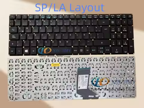 For Acer Aspire E5-573 ES1-572 E5-522 E5-523 E5-553 E5-574 Latin ESPAÑOL Keyboard No Backlit