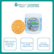 [COMBO]Grease Eating Bacteria For Drain Clogged Treatment-Urinal Deodorant Screen- MADE IN USA- 1 Eco Clean Drain 450g &amp; 1 Odors Remover P1 Screen