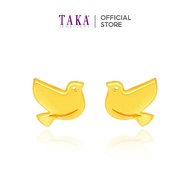 TAKA Jewellery 916 Gold Earrings Dove