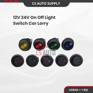 12V 24V On Off Switch Light Suis Lampu Buka