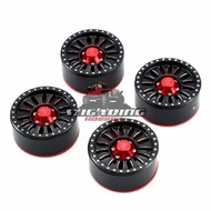 Remote CONTROL PART 4pcs METAL RIM BEADLOCK Wheels 1.9 RC SCX10 AXIAL MN86KS AX-622