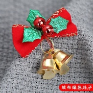 XY^Mini Christmas Wreath Christmas Tree Decorative Bowknot Christmas Gift Decoration Christmas Bowknot with Bell