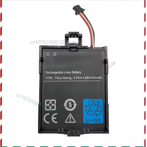 3.7V 1.8Wh Lithium Battery T40JJ For Dell PowerEdge M620 R320 R420 R520 R620 H710 H710P H810 N3V6G T