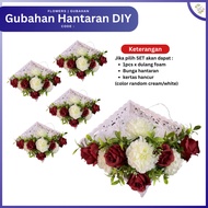 VISTA | Dulang Hantaran Diy Bajet | Hantaran Tunang | Gubahan Bunga Dulang Kawin | Flower Artificial
