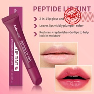Lakerain Peptide Lip Tint Mirror Liquid Lip Gloss To 10ml Skin Mask Dead Care Lipstick Cream A2z8