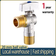 Ball valve, angle valve, all-copper hot and cold water angle valve, water heater angle valve seat, b