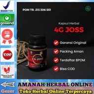 ORIGINAL 4G JOSS, Kapsul Herbal Stamina Pria 4-G JOSS, Ramuan
