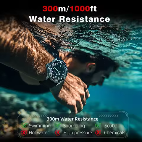 NORTH EDGE TRITON New Arrived Diving Watch for Man Sun Solar Powered Quartz Wristwatches 300M Waterp