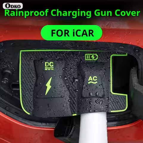 For iCAR 03T Dedicated New Energy Car Charging Port Waterproof Protector Cover Gun Rain Cover Automo