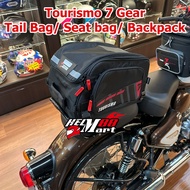 Tail Bag Tourismo Seat Bag 7Gear Motorcycle Rear Seat Bag Touring Bag Multifunction Bag
