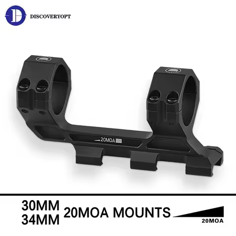 DISCOVERY One-Piece Scope Mount With 20MOA Tilt Angle Mount For Rifle Sight For Picatinny Rail Suita