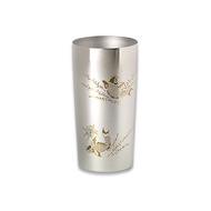 【日本製 Horie】 鈦愛生活系列-純鈦抗菌極致雙層杯-鯉 350ml