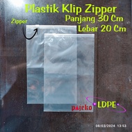 20 x 30 cm Zipper Plastic, 20 x 30 cm Ziplock Clip Plastic, 20 x 30 cm Clip Plastic