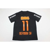 2012 Santos Đen Vintage Bóng đá Jersey Bóng đá Neymar JR