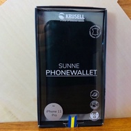 Krusell  Sunne PhoneWallet for iPhone11 ProMAX 🟢iPhone11 Pro🟢iPhone11 ผลิตภัณฑ์จากหนังแท้แรงบันดาลใจ