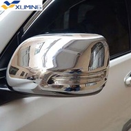 Xuming สำหรับโตโยต้า2700 FJ120 J 120 J120 Prado 2003-2009โครเมี่ยมรถกระจกมองหลังปกมองหลังหมวกครอบคลุ
