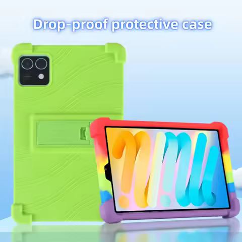 Soft Silicone Case for Teclast M50mini 2024 8.7 inch P80T P85T 8.0 inch Stand Cover Shockproof Table