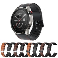 22mm Sports Strap For Amazfit GTR 4/3 Pro/2/2E/47mm Smartwatch Leather Silicone Bracelet For Amazfit Stratos 3/Pace Men Band