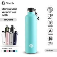 Most Wanted FJbottle 1Liter Stainless Steel Sports Tumbler Drinking Bottle Double Insulated Bottle