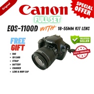 Full set Canon 1100D DSLR + Kit Lens (Used) | Beginner-Friendly Camera | Ideal for Students | Well M