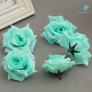 50Pcs Fake Artificial Silk Rose Heads Wedding Proposal Artificial Flowers Silk Rose