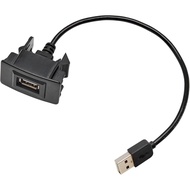 Anina USB Port Car Charger for Honda, Male to Female USB Power Socket Adapter, Panel Flush Mount Ext