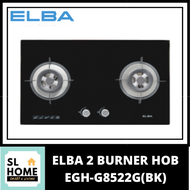 ELBA EGH-G8522G(BK) BUILT IN 2 BURNER HOB WITH HIGH QUALITY TEMPERED GLASS