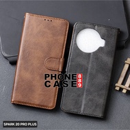 TECNO SPARK 20 TECNO SPARK 20C TECNO SPARK 20 PRO TECNO SPARK 20 PRO PLUS LEATHER FLIP CASE WALLET T