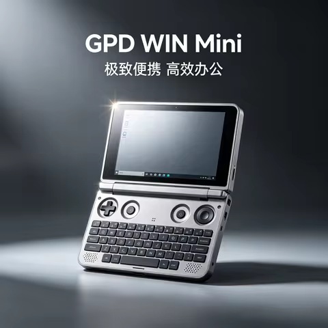 GPD WIN Mini 2026 Handheld Laptop with New AMD AI 9 HX 370 7 High Performance 32GB RAM 2TB PCIE4.0 P