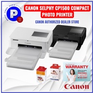 CANON SELPHY CP1500 COMPACT PHOTO PRINTER (15 MONTHS CANON SINGAPORE WARRANTY)