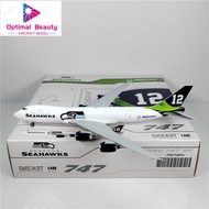 JC Wings EW4748016 1: 400 Boeing Seahawk B747-8F N770BA Alloy Model