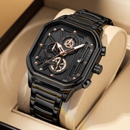 BASID Fashion Waterproof Popular Square Quartz Men Watch 7260