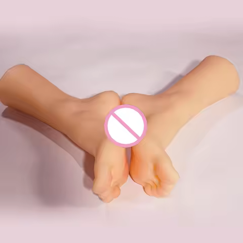 Lifleike Foot Model Masturbation Cup TPE Silicone Female Male Fake Nail Tarsel Feet Fetish Realistic