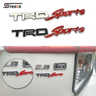 Sieece TRD Sports Metal Emblem Sticker For Toyota Avanza Vios Wigo Rush Fortuner Innova Hilux Coroll