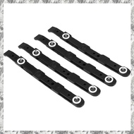 [D E O K]  4 Pack Chassis Hard Drive Mounting Rails Chassis Hard Drive Rails for  3.5inch HDD Bracke