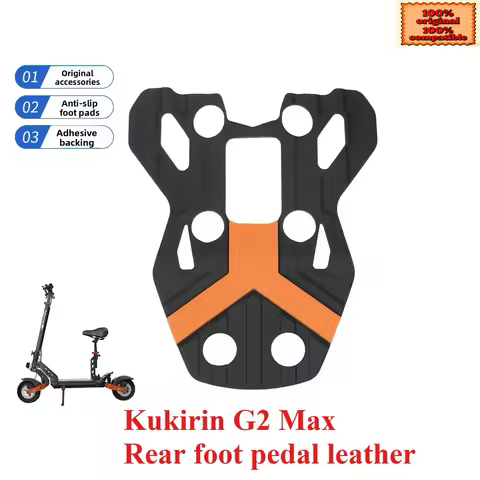 Electric Scooter Accessories Anti slip Rear Pedal Pad Pedal Leather Pad Suitable for Kukirin G2 Max