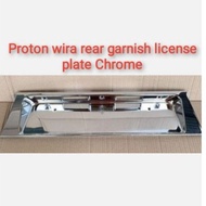 proton wira sedan areoback rear garnish license plate chrome