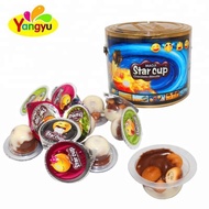 Chocolate Biscuit Star Cup Delicious