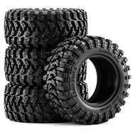 4PCS 1.9 Inch 90*38mm Rubber Crawler Tyre Fit 1/10 1/12 RC Crawler Axial SCX10 II III TRX4 6 GEN7 GE