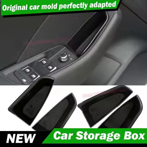 Audi A3 Armrest Box Car Armrest Storage Box Central Console Storage Box Container Tray Interior Acce