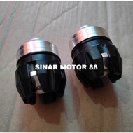 Jalu as roda depan jumbo full cnc buah naga semua motor bisa ya - SILVER