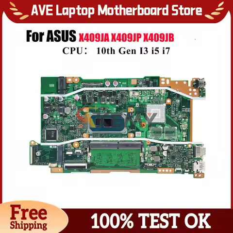 X409JA Laptop Motherboard For ASUS X409J A409J X409JB R409J F409J X409JP Y4200J Mainboard 10th Gen I