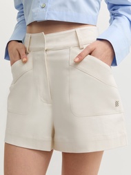 [Pomelo] กางเกงขาสั้นแต่งกระเป๋าข้าง / Side Pockets Shorts
